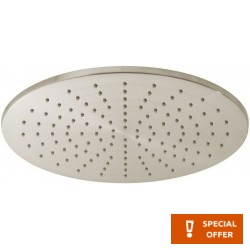 Shower head Wall-mounted 30x30 material: Brass, style: 1 spray, color: Chrome surface: Glossy Overhead showers