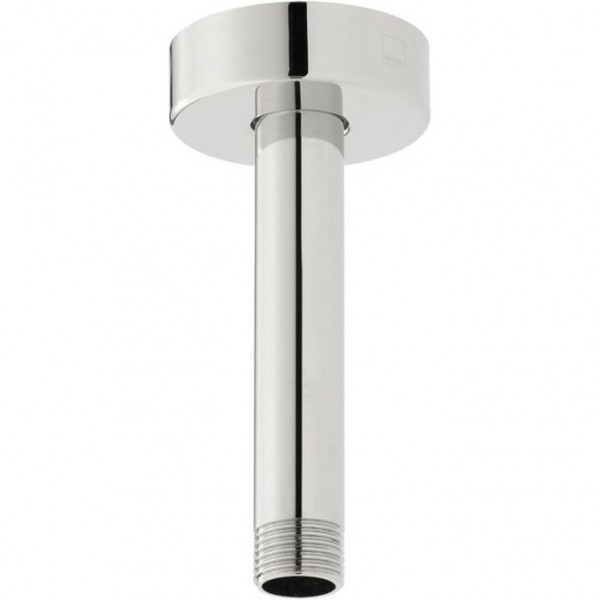 Βραχίονας 10cm Round οροφής από ορείχαλκο, χρώμα: Χρωμέ επιφάνεια: Γυαλιστερή Βραχίονες κεφαλής ντους