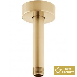 Arm 10cm Ceiling-mounted material: Brass, color: Gold surface: Brushed Shower arms