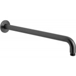 Βραχίονας 39cm round Brushed Black επίτοιχος τύπος από ορείχαλκο, χρώμα: Μαύρο επιφάνεια: Βουρτσισμένη Βραχίονες κεφαλής ντους
