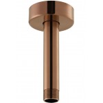 Βραχίονας 10cm Round, Brushed Bronze οροφής από ορείχαλκο, χρώμα: Μπρονζέ επιφάνεια: Βουρτσισμένη Βραχίονες κεφαλής ντους
