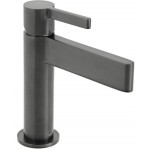 Wash basin tap Deck-mounted material: Brass mixer Without waste Μ size, color: Black surface: Brushed Deck-mounted Wash basin tap Deck-mounted material: Brass mixer Without waste Μ size, color: Black surface: Brushed Deck-mounted
