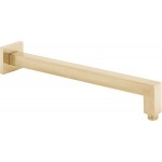 Βραχίονας 39cm square, brushed gold επίτοιχος τύπος από ορείχαλκο, χρώμα: Χρυσό επιφάνεια: Βουρτσισμένη Βραχίονες κεφαλής ντους