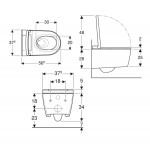 Κάλυμμα λεκάνης με ντους wrapover, χρώμα: Λευκό Καλύμματα με ντους