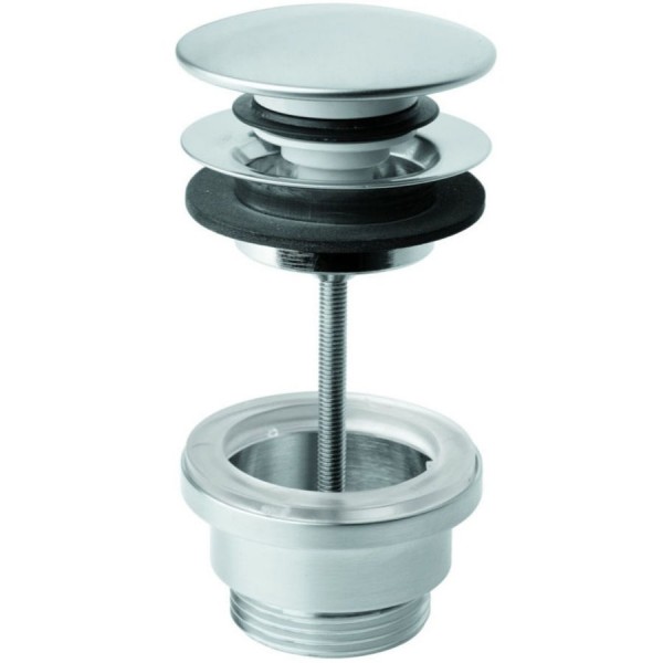 Βαλβίδα pop-up, 1 1/4", brushed stainless steel 304L με υπερχείλιση από inox επιφάνεια: Βουρτσισμένη, χρώμα: Χρωμέ Βαλβίδες Βαλβίδα pop-up, 1 1/4", brushed stainless steel 304L με υπερχείλιση από inox επιφάνεια: Βουρτσισμένη, χρώμα: Χρωμέ Βαλβίδες