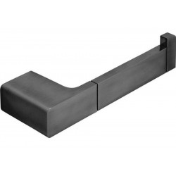 Χαρτοθήκη ανοιχτή από ορείχαλκο Brushed Black, χρώμα: Μαύρο επιφάνεια: Βουρτσισμένη Χαρτοθήκες