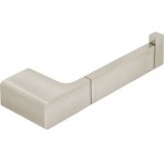 Χαρτοθήκη ανοιχτή από ορείχαλκο Brushed Nickel, χρώμα: Χρωμέ επιφάνεια: Βουρτσισμένη Χαρτοθήκες