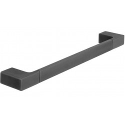 Πετσετοθήκη 45cm Brushed Black σταθερή από ορείχαλκο μονή, χρώμα: Μαύρο επιφάνεια: Βουρτσισμένη Πετσετοθήκες