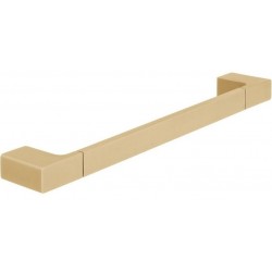 Πετσετοθήκη 45cm Brushed Gold σταθερή από ορείχαλκο μονή, χρώμα: Χρυσό επιφάνεια: Βουρτσισμένη Πετσετοθήκες