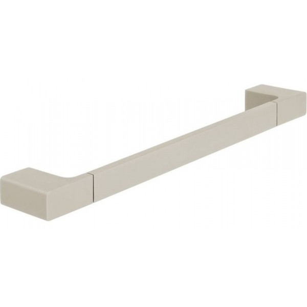 Πετσετοθήκη 45cm Brushed Nickel σταθερή από ορείχαλκο μονή, χρώμα: Χρωμέ επιφάνεια: Βουρτσισμένη Πετσετοθήκες