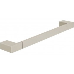 Πετσετοθήκη 45cm Brushed Nickel σταθερή από ορείχαλκο μονή, χρώμα: Χρωμέ επιφάνεια: Βουρτσισμένη Πετσετοθήκες