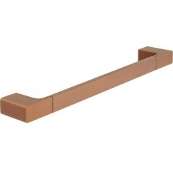 Πετσετοθήκη 45cm Brushed Bronze σταθερή από ορείχαλκο μονή, χρώμα: Μπρονζέ επιφάνεια: Βουρτσισμένη Πετσετοθήκες