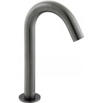 Wash basin tap Deck-mounted electronic L size material: Brass Without waste, color: Black surface: Brushed Deck-mounted Wash basin tap Deck-mounted electronic L size material: Brass Without waste, color: Black surface: Brushed Deck-mounted