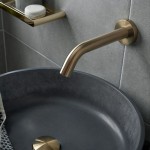 Bathtub tap Wall-mounted exposed material: Brass without hand shower, hose and holder electronic, color: Gold surface: Brushed Wall-mouned exposed Bathtub tap Wall-mounted exposed material: Brass without hand shower, hose and holder electronic, color: Gold surface: Brushed Wall-mouned exposed