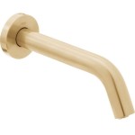 Bathtub tap Wall-mounted exposed material: Brass without hand shower, hose and holder electronic, color: Gold surface: Brushed Wall-mouned exposed Bathtub tap Wall-mounted exposed material: Brass without hand shower, hose and holder electronic, color: Gold surface: Brushed Wall-mouned exposed