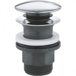 Βαλβίδα 1 1/4'', push-open χωρίς υπερχείλιση από ορείχαλκο επιφάνεια: Γυαλιστερή, χρώμα: Χρωμέ Βαλβίδες