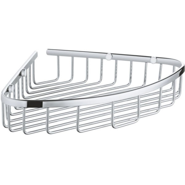 Sponge box material: Brass Corner mounted Single 30,3x22x5,3cm, color: Chrome surface: Glossy Sponge box material: Brass Corner mounted Single 30,3x22x5,3cm, color: Chrome surface: Glossy Shower baskets