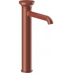 Wash basin tap Deck-mounted L size material: Brass mixer Without waste, color: Brick surface: Glossy Deck-mounted