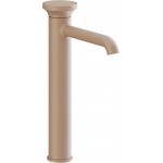 Wash basin tap Deck-mounted for free-standing washbasin material: Brass mixer Without waste Matte Cipria, color: Beige surface: Matt Deck-mounted