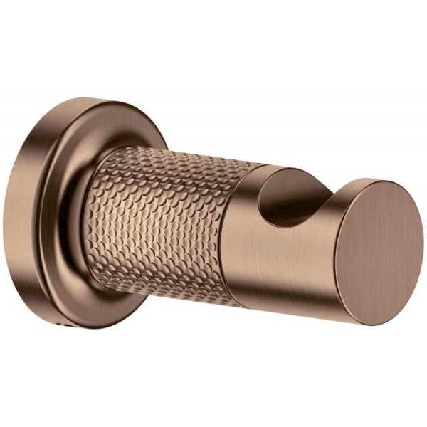 Άγκιστρο από ορείχαλκο μονό Copper Brushed PVD, χρώμα: Μπρονζέ επιφάνεια: Βουρτσισμένη Άγκιστρα Άγκιστρο από ορείχαλκο μονό Copper Brushed PVD, χρώμα: Μπρονζέ επιφάνεια: Βουρτσισμένη Άγκιστρα