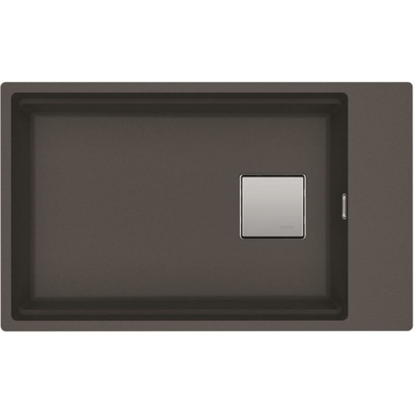 Sink Granite 62x42 free Undermount 1 bowl, color: Dark Grey Granite