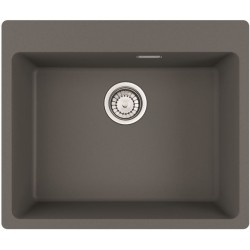 Sink Granite 59x50 free nested 1 bowl, color: Grey Granite