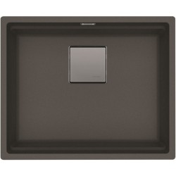Sink Granite 52x42 free Undermount 1 bowl, color: Dark Grey Granite