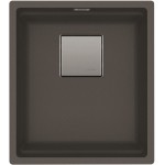 Sink Granite 37x42 free Undermount 1 bowl, color: Dark Grey Granite