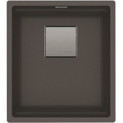 Sink Granite 37x42 free Undermount 1 bowl, color: Dark Grey Granite