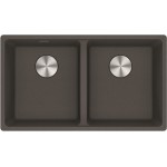 Sink Granite 75x44 free nested 2 cabinet, color: Dark Grey Granite