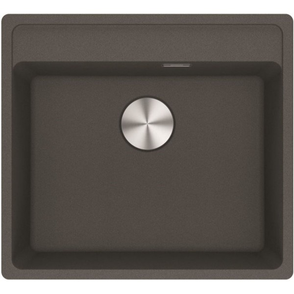 Νεροχύτης γρανιτένιος 56x51 χωρίς πάγκο ένθετος 1 γούρνα slate grey, χρώμα: Γκρι Σκούρο Γρανιτένιοι