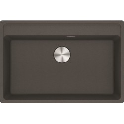 Νεροχύτης γρανιτένιος 76x51 χωρίς πάγκο ένθετος 1 γούρνα slate grey, χρώμα: Γκρι Σκούρο Γρανιτένιοι