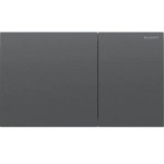 Flush wall plates for concealed cistern Black Chrome Actuation dual flush valve material: Inox, color: Black surface: Brushed Flush wall plates for concealed cistern Black Chrome Actuation dual flush valve material: Inox, color: Black surface: Brushed