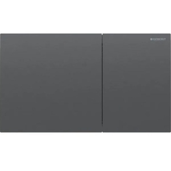 Flush wall plates for concealed cistern Black Chrome Actuation dual flush valve material: Inox, color: Black surface: Brushed Flush wall plates for concealed cistern Black Chrome Actuation dual flush valve material: Inox, color: Black surface: Brushed