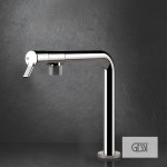 Kitchen tap Deck-mounted material: Brass, color: Chrome surface: Glossy Deck-mounted Kitchen tap Deck-mounted material: Brass, color: Chrome surface: Glossy Deck-mounted