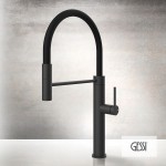 Kitchen tap Deck-mounted material: Inox with shower, color: Black surface: Matt Deck-mounted Kitchen tap Deck-mounted material: Inox with shower, color: Black surface: Matt Deck-mounted