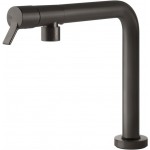 Μπαταρία κουζίνας βυθιζόμενη Black Metal Brushed PVD από ορείχαλκο, χρώμα: Μαύρο επιφάνεια: Βουρτσισμένη Βυθιζόμενες