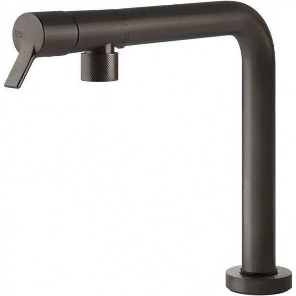 Μπαταρία κουζίνας βυθιζόμενη Black Metal Brushed PVD από ορείχαλκο, χρώμα: Μαύρο επιφάνεια: Βουρτσισμένη Βυθιζόμενες