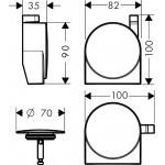 Valve cover material: ABS Valve cover material: ABS Shower drains