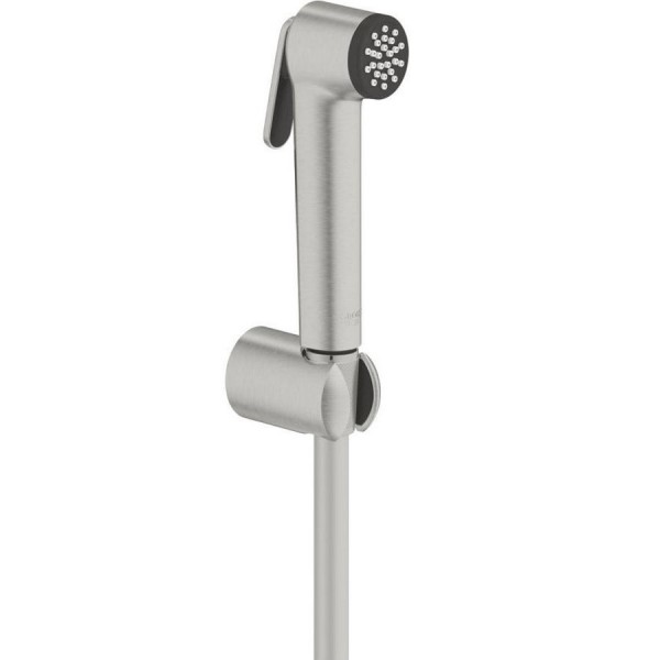 Bidet hand shower material: ABS, color: Chrome surface: Brushed Bidet hand shower
