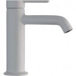 Μπαταρία νιπτήρος επικαθήμενη αναμεικτική από ορείχαλκο με βαλβίδα push-open  White Matt, χρώμα: Λευκό επιφάνεια: Ματ Επικαθήμενες