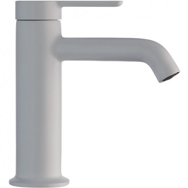 Μπαταρία νιπτήρος επικαθήμενη αναμεικτική από ορείχαλκο με βαλβίδα push-open  White Matt, χρώμα: Λευκό επιφάνεια: Ματ Επικαθήμενες