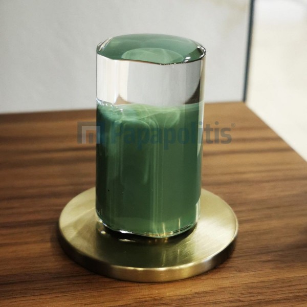 Λαβή μπαταρίας S4, με χρυσή ροζέτα, Agave Green Glossy, 1 τεμάχιο, χρώμα: Πράσινο Λαβές μπαταριών
