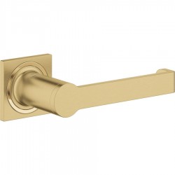 Paper holder no cover material: Brass, color: Gold surface: Brushed Toilet paper holders