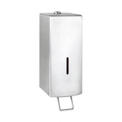 Dispenser από inox επίτοιχος τύπος 1000ml stainless steel satin, χρώμα: Χρωμέ επιφάνεια: Βουρτσισμένη Dispenser