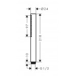Τηλέφωνο ντους 1 ροής baton, ecosmart+,7,9 lt/min, matt black, χρώμα: Μαύρο επιφάνεια: Ματ Τηλέφωνα Τηλέφωνο ντους 1 ροής baton, ecosmart+,7,9 lt/min, matt black, χρώμα: Μαύρο επιφάνεια: Ματ Τηλέφωνα