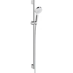 Shower slider rail 90cm material: Brass 100 Vario EcoSmart 9 l/min with hand shower & hose, color: Chrome surface: Glossy Shower slider rails