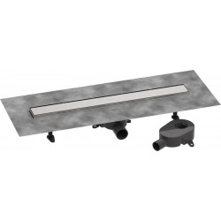 Αυλάκι ντουζιέρας (σχάρα) stainless steel από inox 70cm, χρώμα: Χρωμέ Αυλάκια ντουζιέρας
