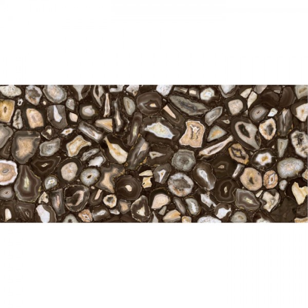 Μπορντούρα (Listello) 59,7x119,7 Ιταλίας rettificato Α’ διαλογής glossy, 6mm, απόχρωση: Καφέ Μπορντούρες-Decore