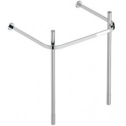 Furniture base without washbasin 62,3x49,1 material: Metal countertop, color: Chrome Cabinets without wash basin